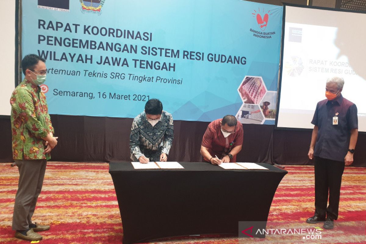 Pemerintah dorong pemanfaatan Sistem Resi Gudang (SRG)