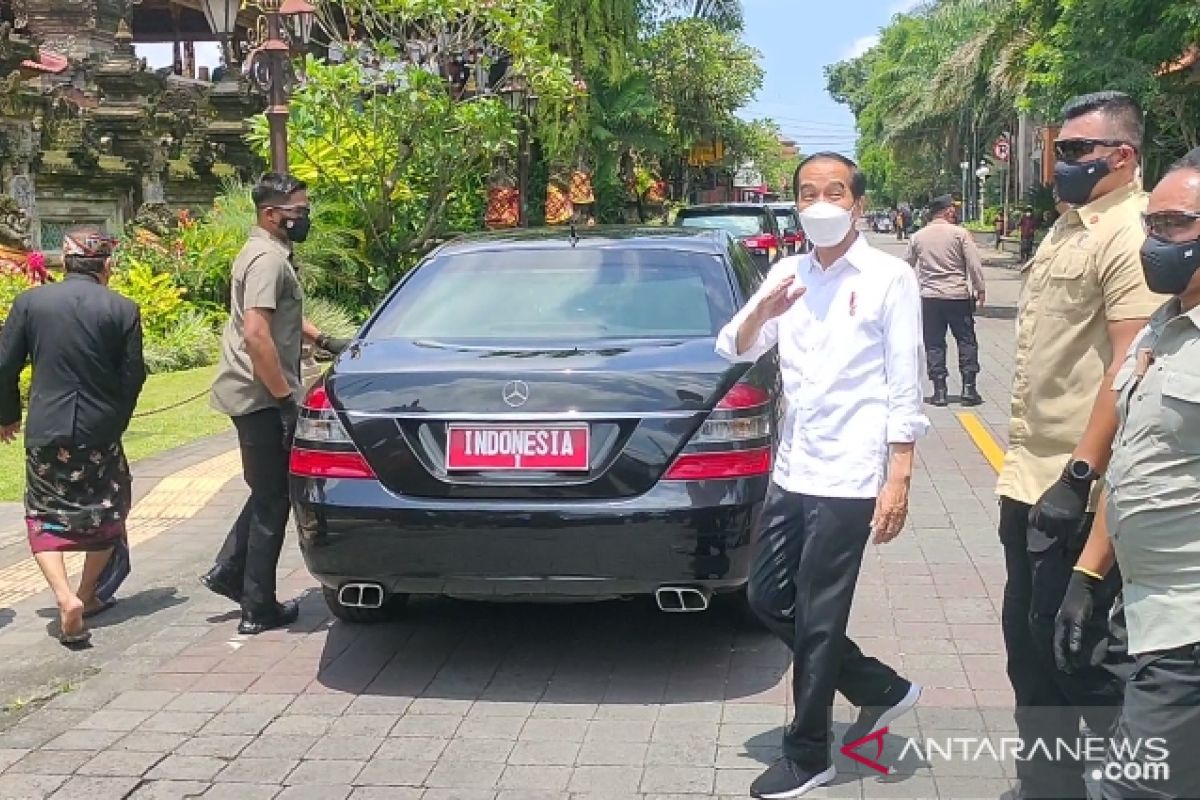 Ubud, Sanur dan Nusa Dua percontohan wisata zona hijau sebut Jokowi