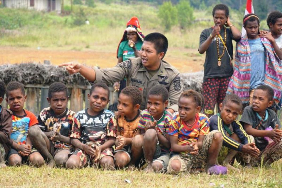 Kepala suku:Kehadiran aparat TNI/Polri memberi rasa aman warga di Papua