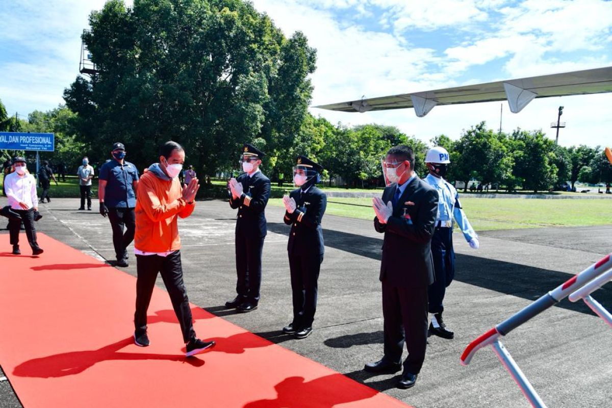 Presiden Jokowi resmikan Bandara Buntu Kunik di Toraja