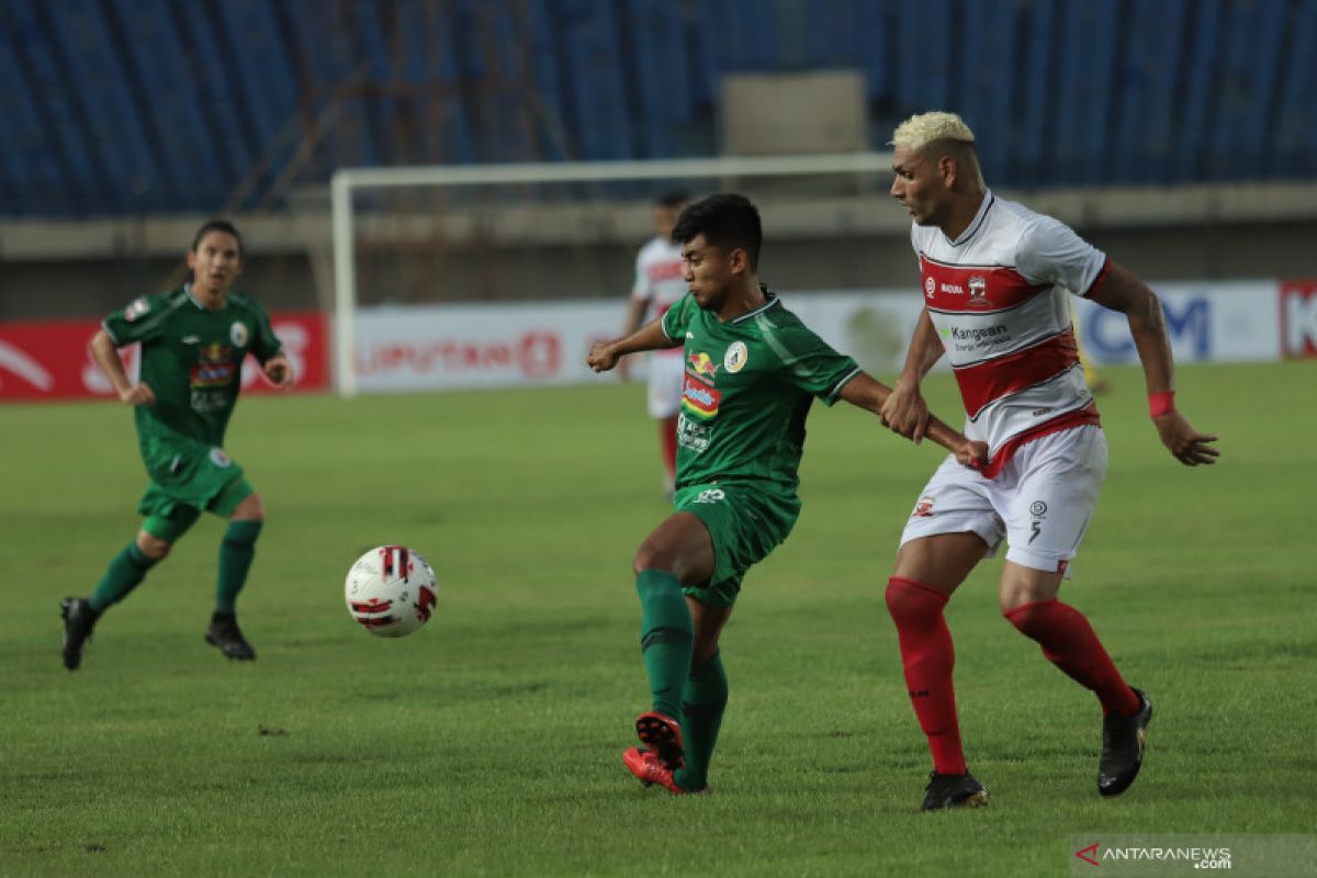 Tendangan bebas Jaimerson Xavier bawa Madura United kalahkan PSS Sleman 2-1