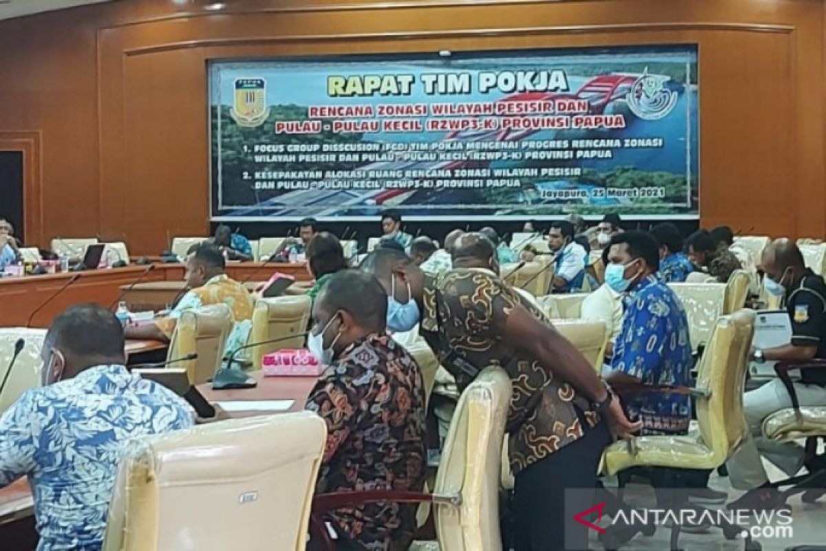 Pemprov Papua mendorong percepatan penyusunan dokumen tata ruang laut