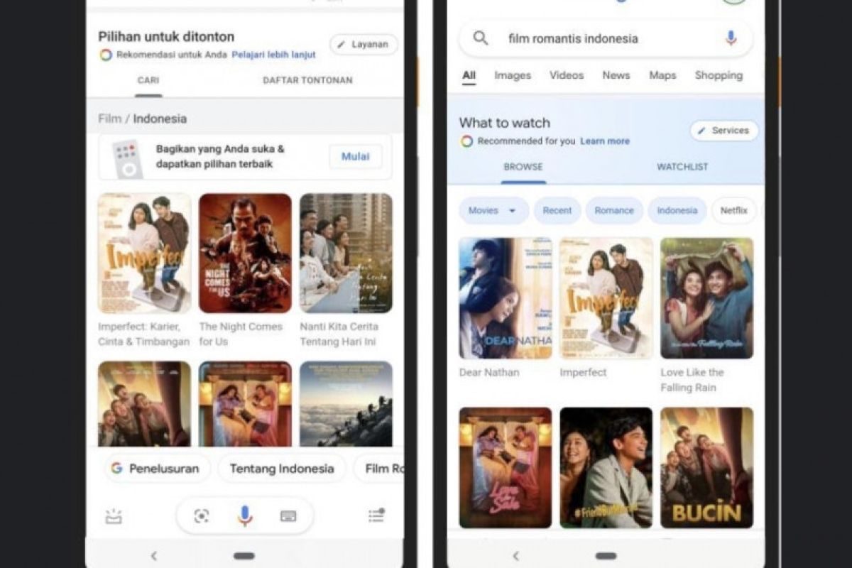 Rayakan Hari Film Nasional, Google hadirkan fitur  "What to Watch"