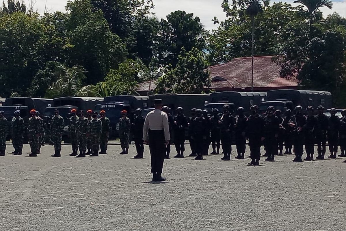 1.000 personel gabungan TNI-Polri dan Ormas amankan Paskah di Timika