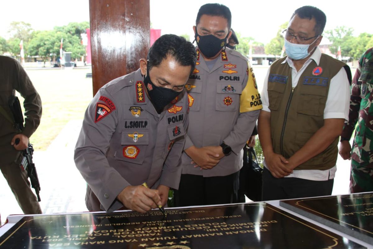 Kapolri meresmikan Lapangan Bhara Daksa