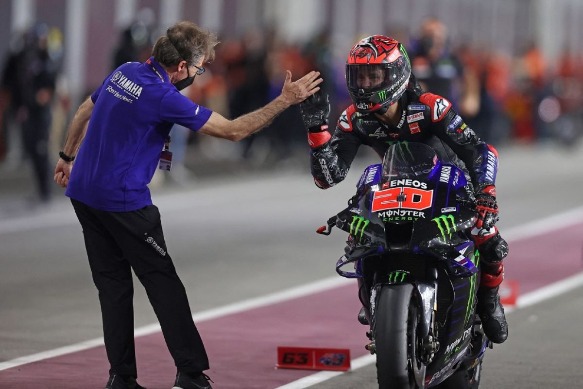 Fabio Quartararo curi kemenangan di Grand Prix Doha, Zarco puncaki klasemen