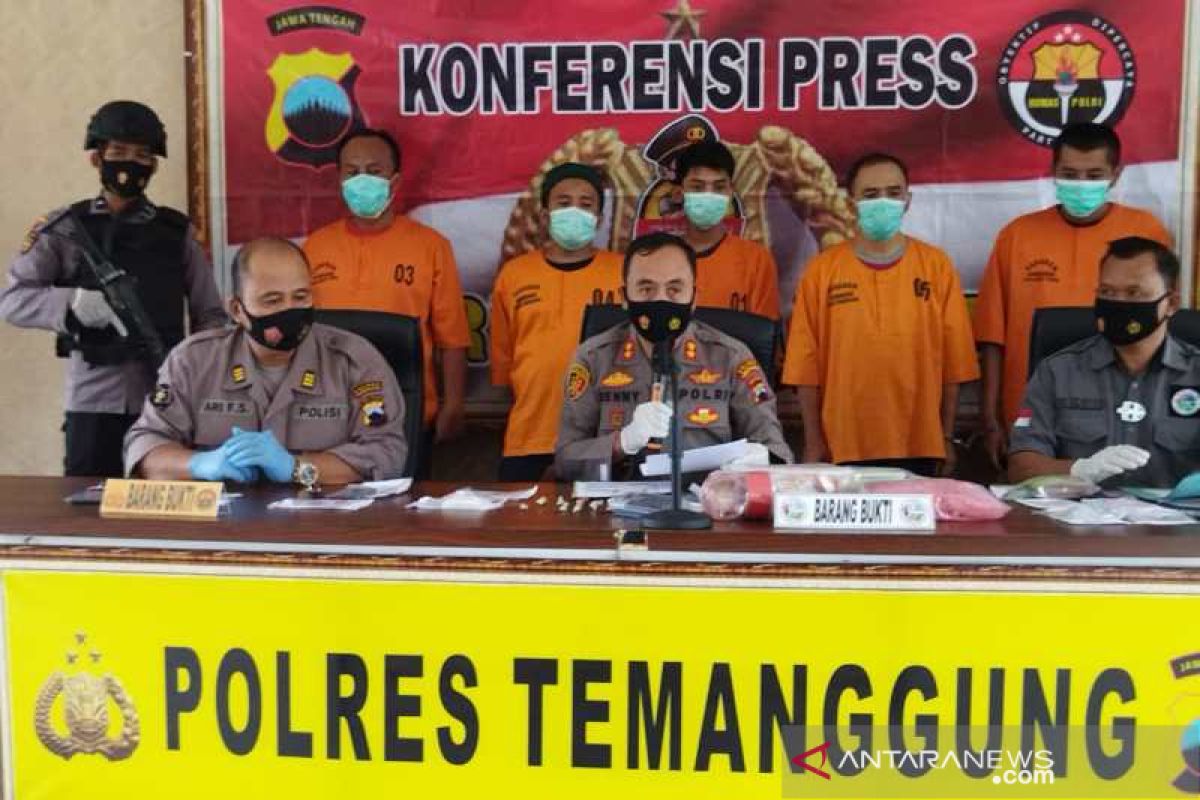 Operasi Antik Candi Polres Temanggung ungkap lima kasus sabu-sabu