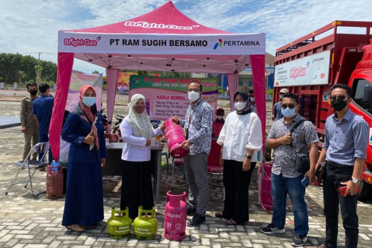 Pertamina-Pemkab Mesuji gelar program tukar tabung elpiji 3 Kg ke Bright Gas