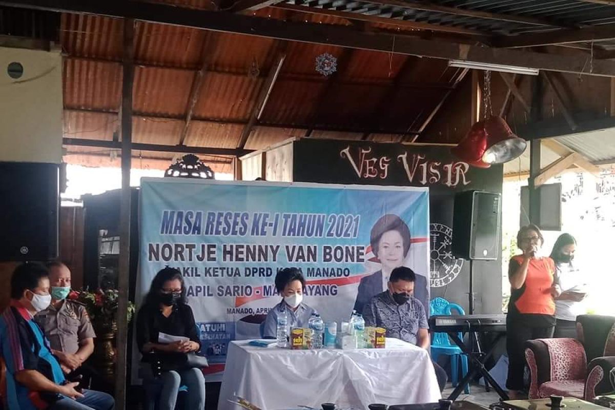 Wakil Ketua DPRD Manado  Serap aspirasi  di Winangun