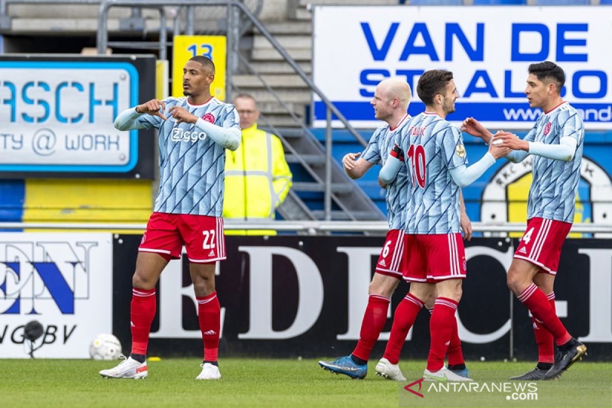 Ajax selangkah lebih dekat menuju juara Liga Belanda