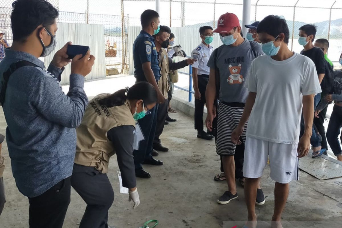 Lima deportan dari Malaysia ke Kabupaten Nunukan berkewarganegaraan Filipina