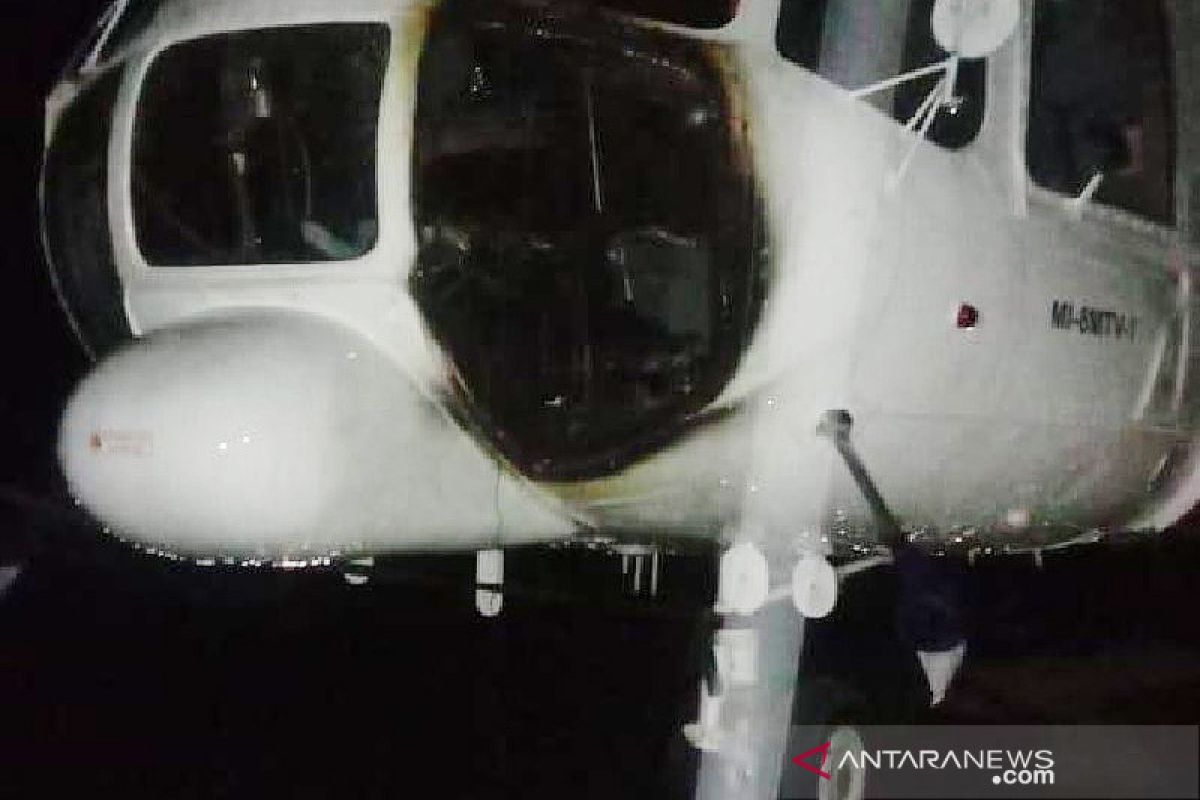 Helikopter yang dibakar KKB diterbangkan ke Timika