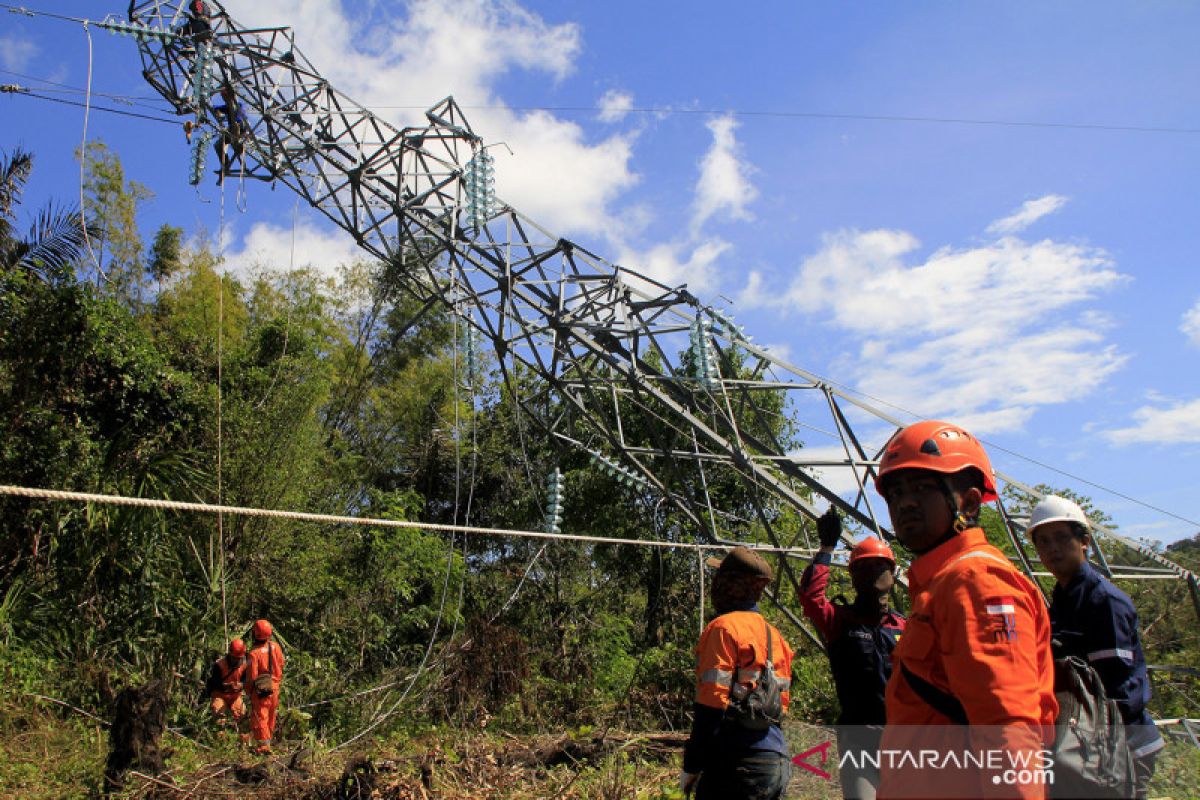 Besi penyangga tower Sutet PLN di Kampar dicuri, listrik sempat padam