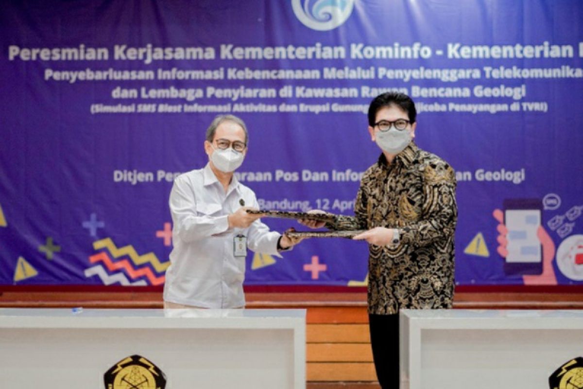 Kemenkominfo uji coba SMS dan siaran kebencanaan