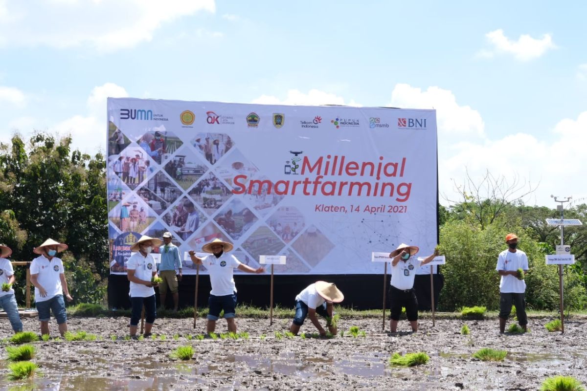 BNI lakukan program "milenial smartfarming"