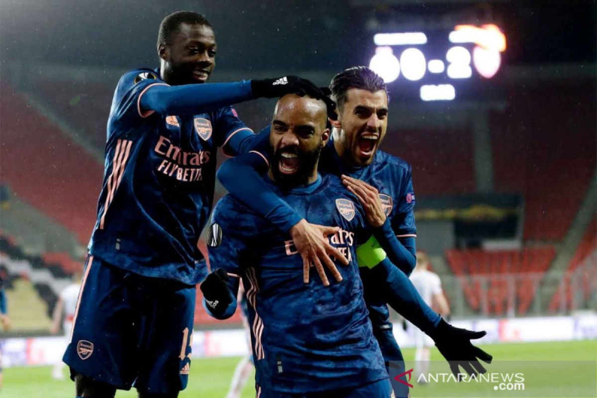 Bungkam Slavia 4-0, Arsenal melenggang ke semifinal Liga Europa