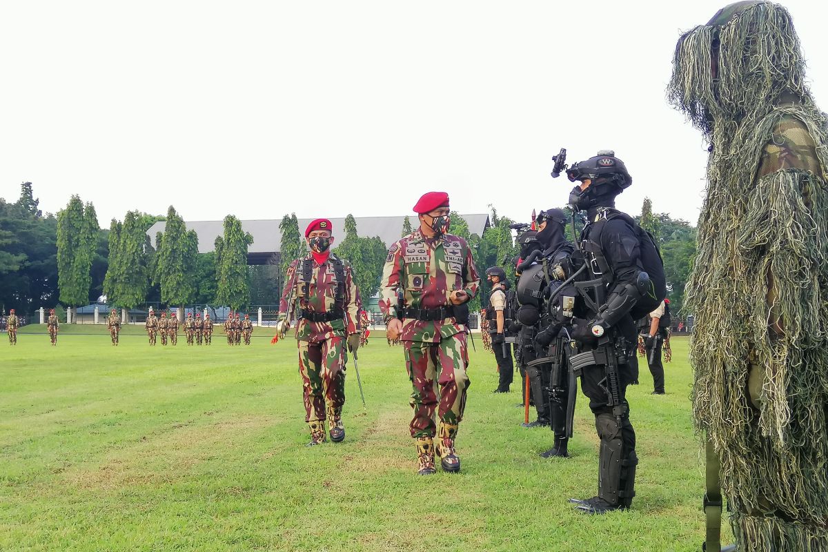 Peringatan HUT ke-69 Kopassus tanpa adanya parade militer