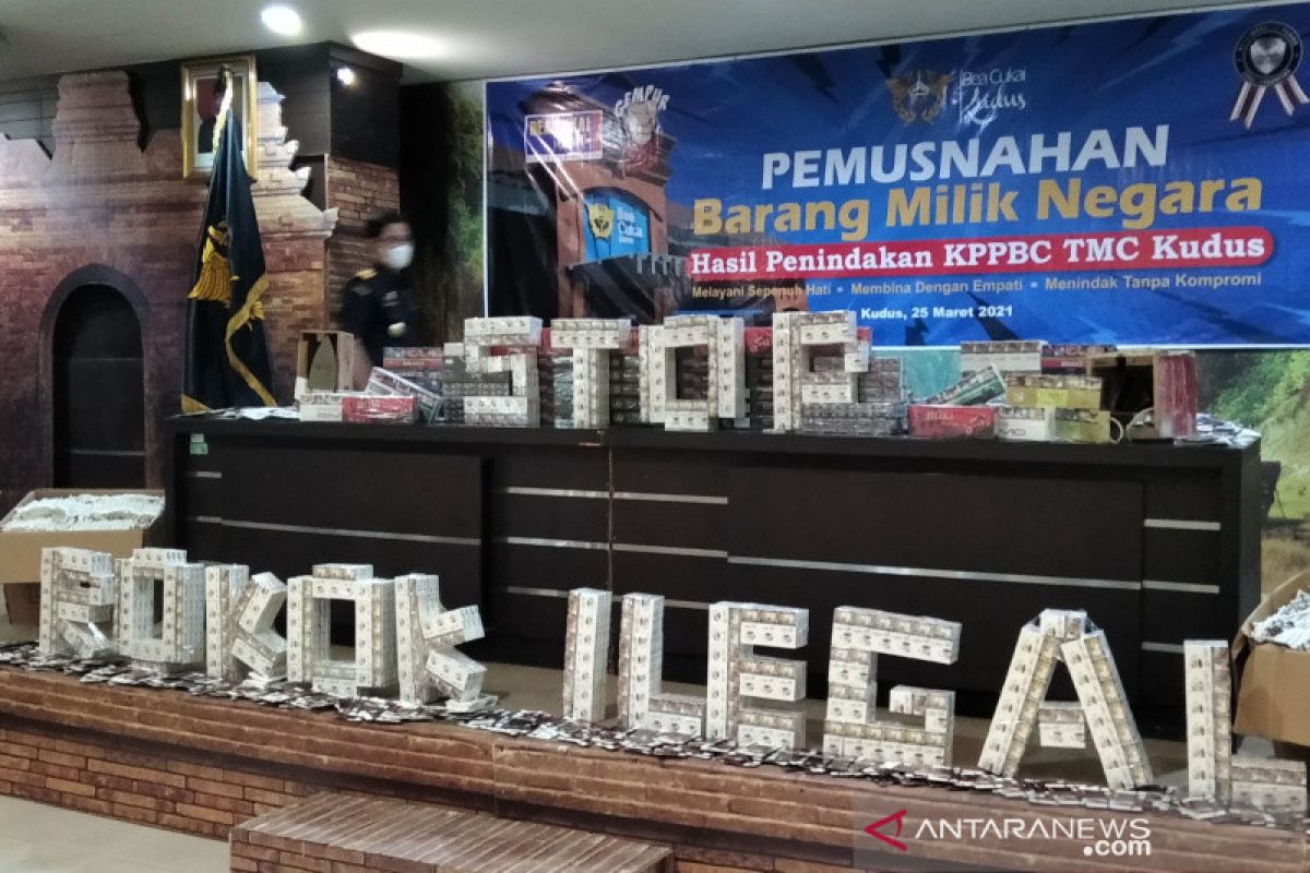 Berkedok sampel, Bea Cukai Kudus mengungkap rokok ilegal