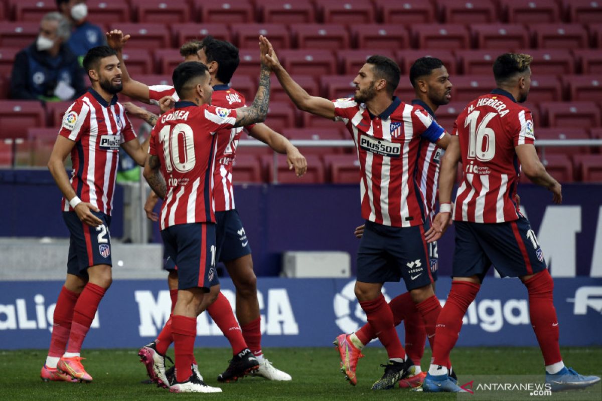 Atletico bantai Eibar dengan skor 5-0