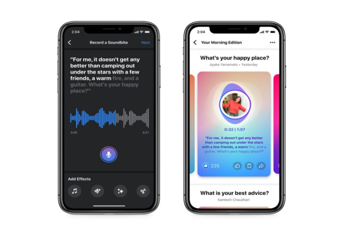 Facebook akan hadirkan fitur podcast dan Soundbites