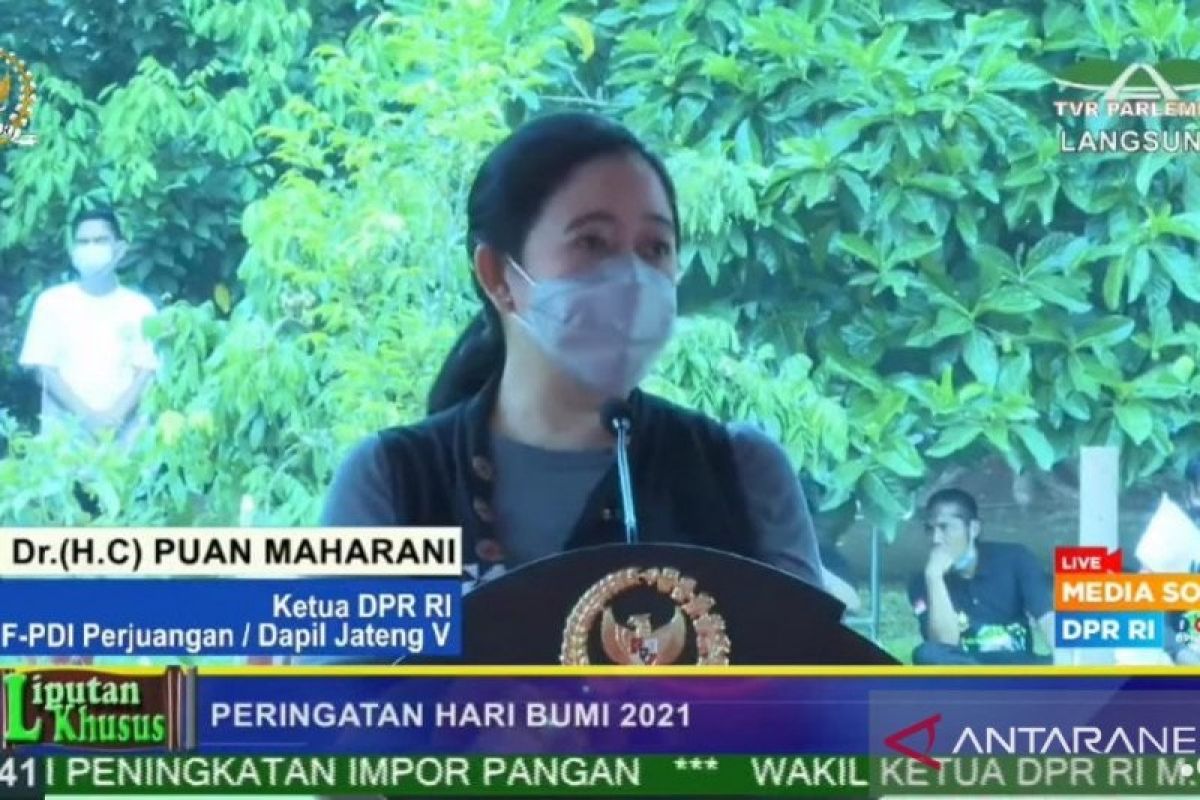 Puan Maharani sebut perlu upaya bersama dalam merawat bumi