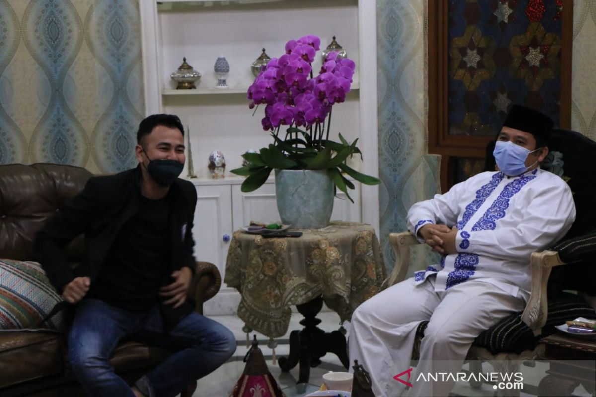 Raffi Ahmad temui Wali Kota Arief bahas kerjasama majukan Persikota