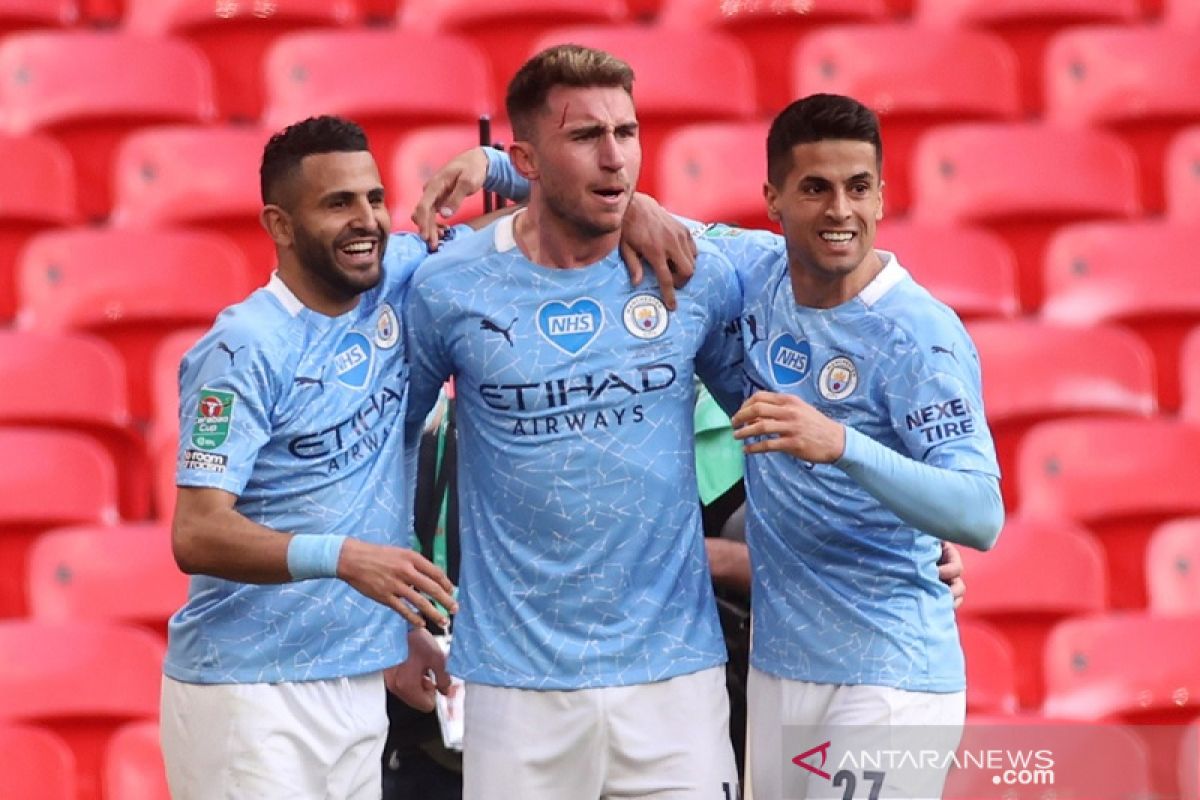 Piala Liga Inggris - Laporte antar Manchester City juarai empat musim beruntun