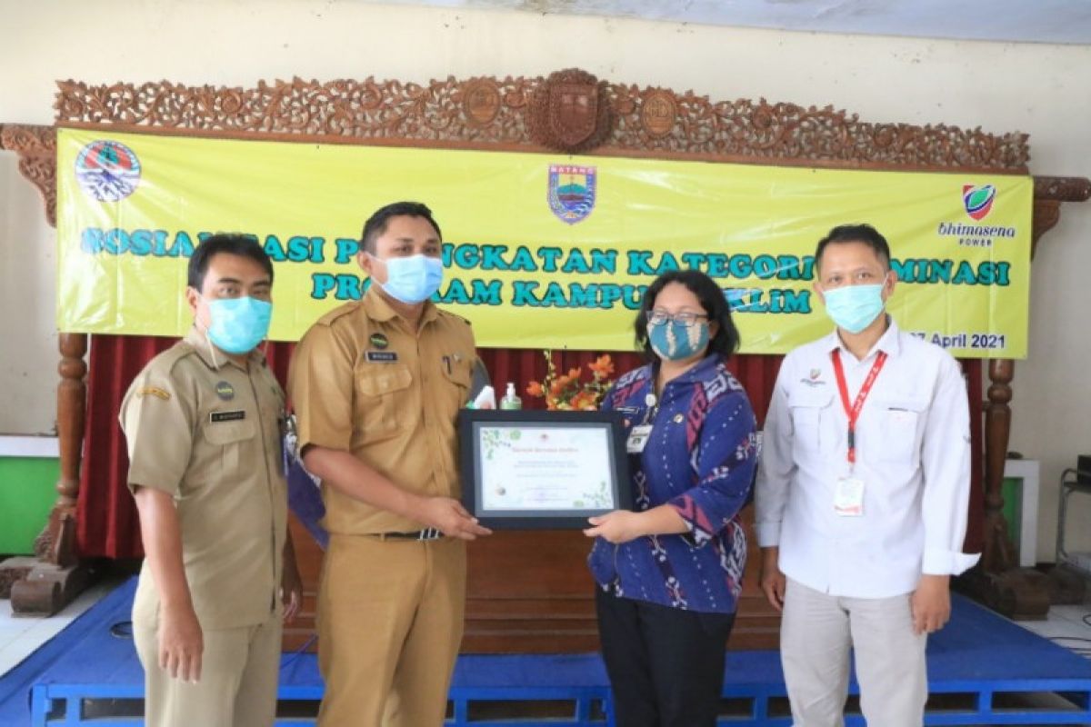 14 desa di Batang raih penghargaan Program Kampung Iklim.