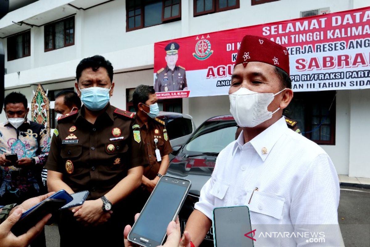 Anggota DPR RI Agustiar Sabran perkuat sinergi bersama Kejaksaan Tinggi Kalteng