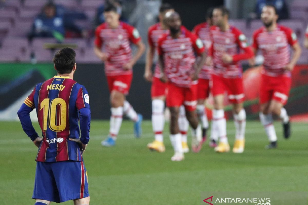 Barcelona ditumbangkan Granada 1-2