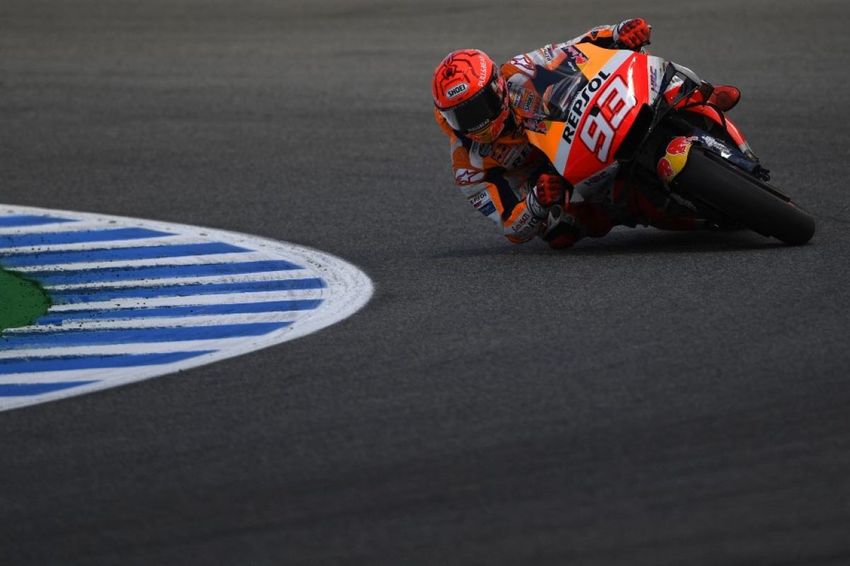 Marquez terjatuh lagi di Jerez, Nakagami puncaki FP3