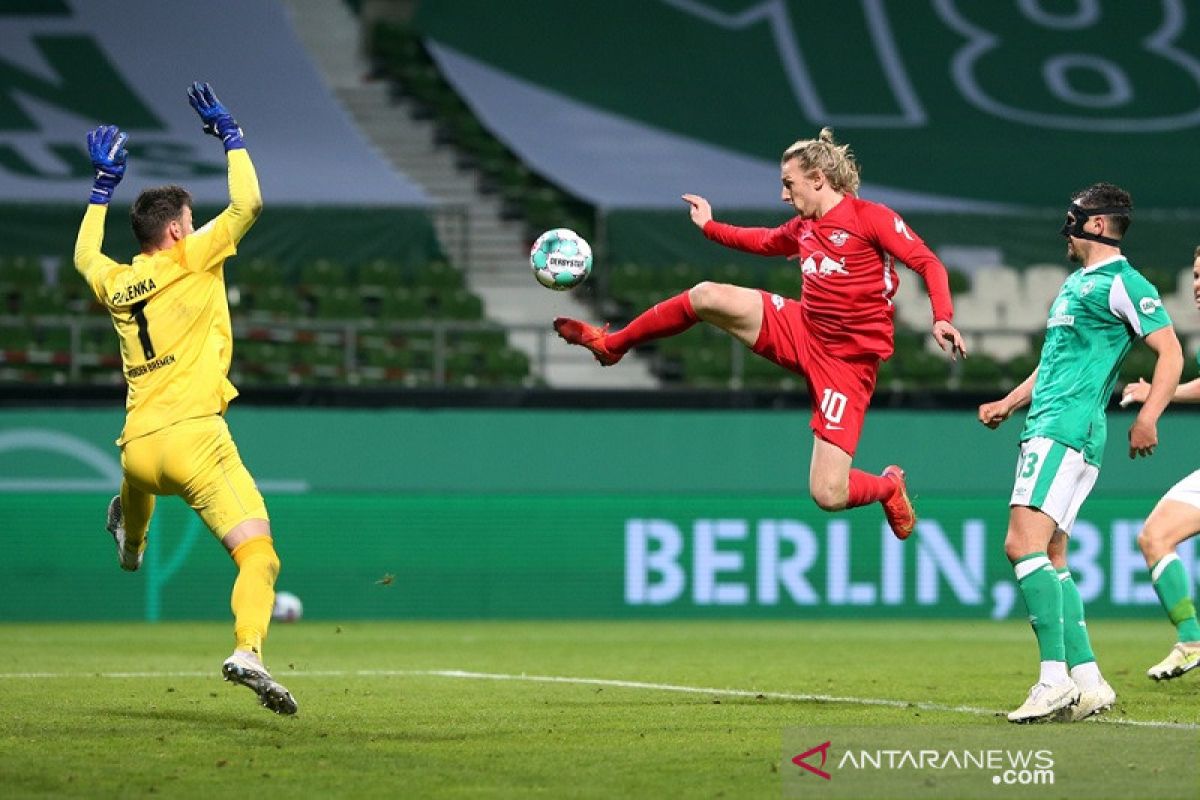 Leipzig singkirkan Bremen di semifinal DFB Pokal