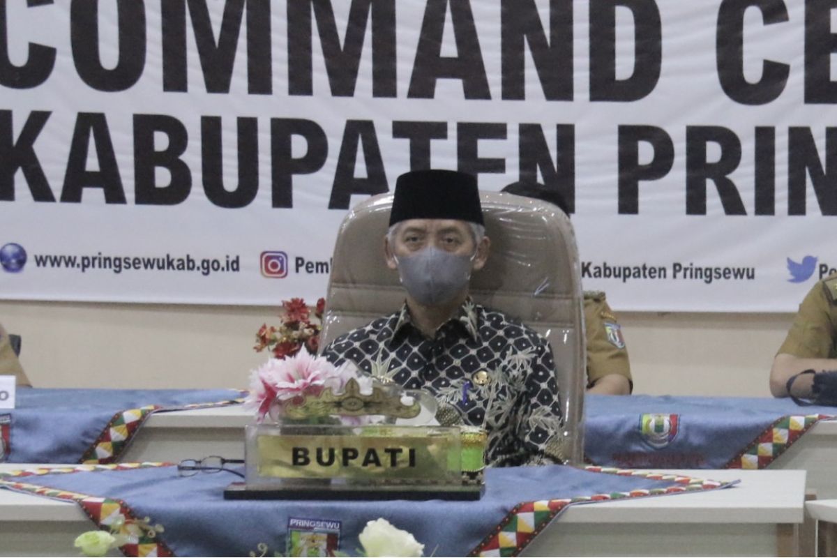 Bupati Pringsewu ikuti Musrenbangnas 2021