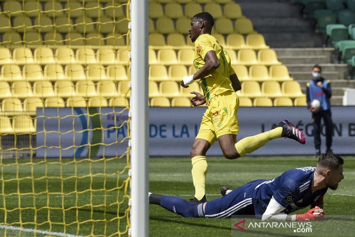 Tekuk Bordeaux 3-0, Nantes terus perkuat posisi hindari zona merah