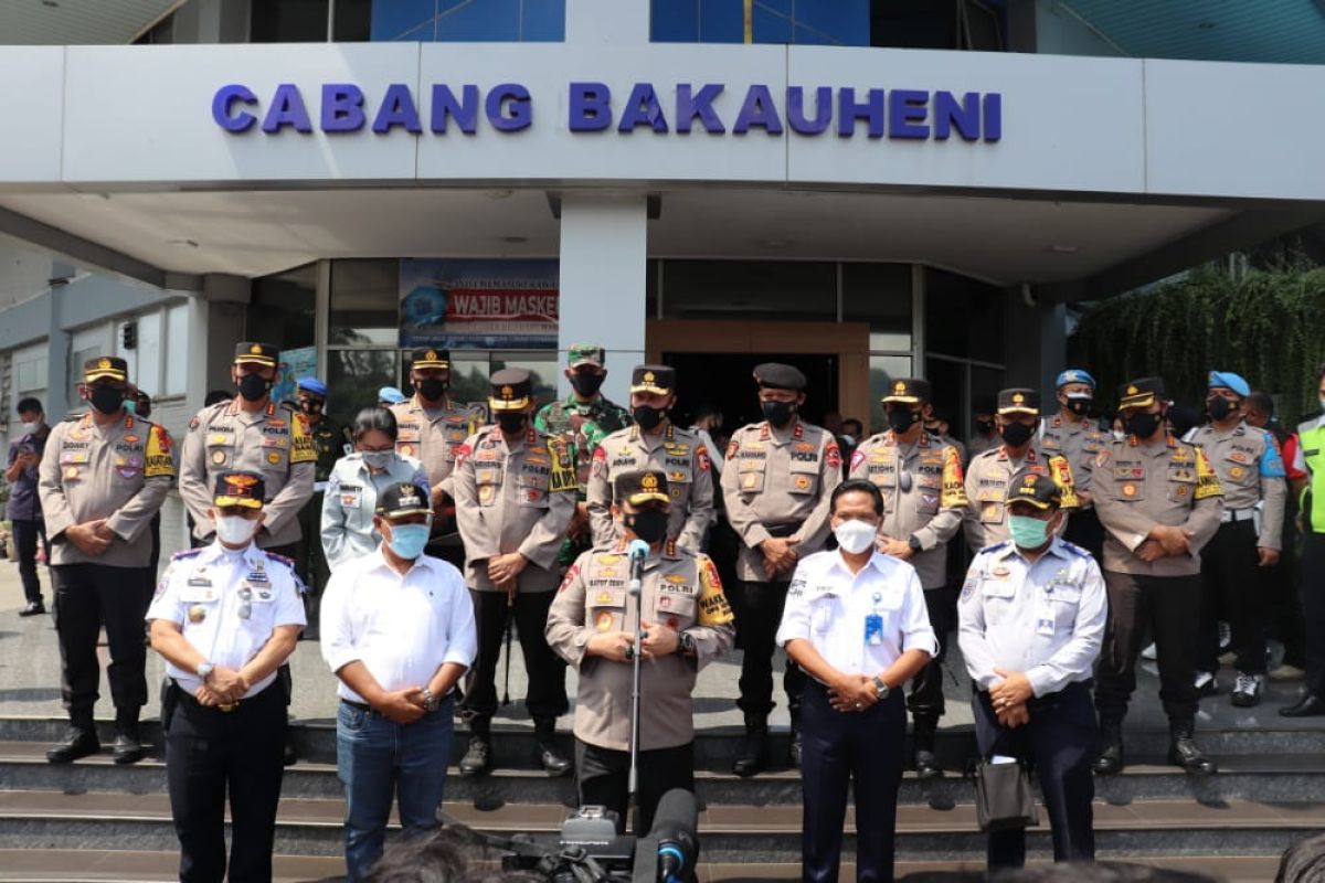 Wakapolri pantau arus mudik di Pelabuhan Bakauheni Lampung