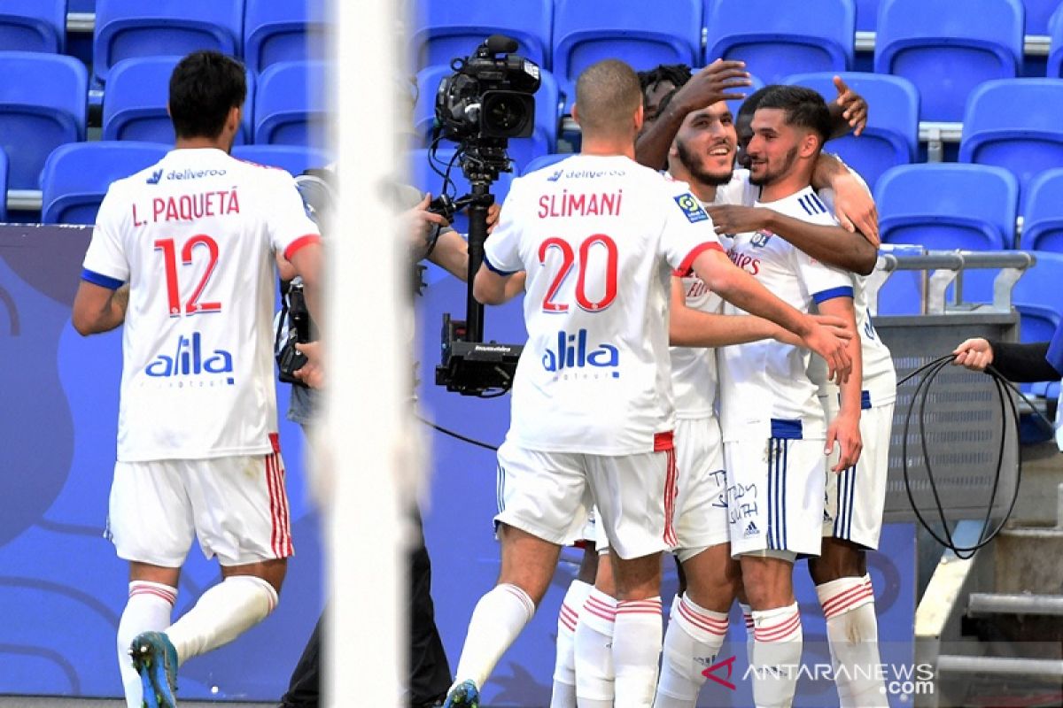 Libas Lorient 4-1, Lyon sodok tiga besar klasemen Liga Prancis