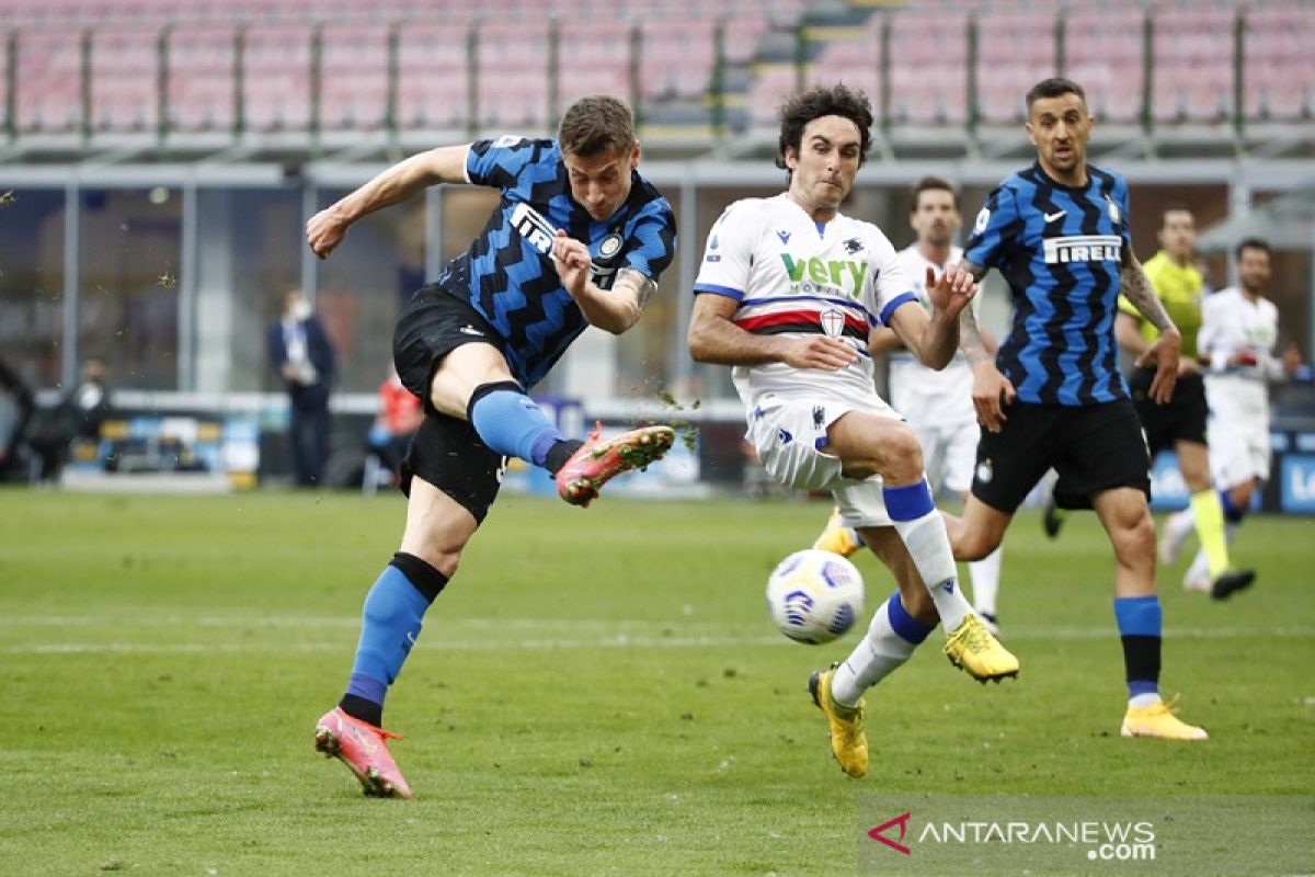 Inter Milan lanjutkan tren nirkalah saat gulung Sampdoria 5-1