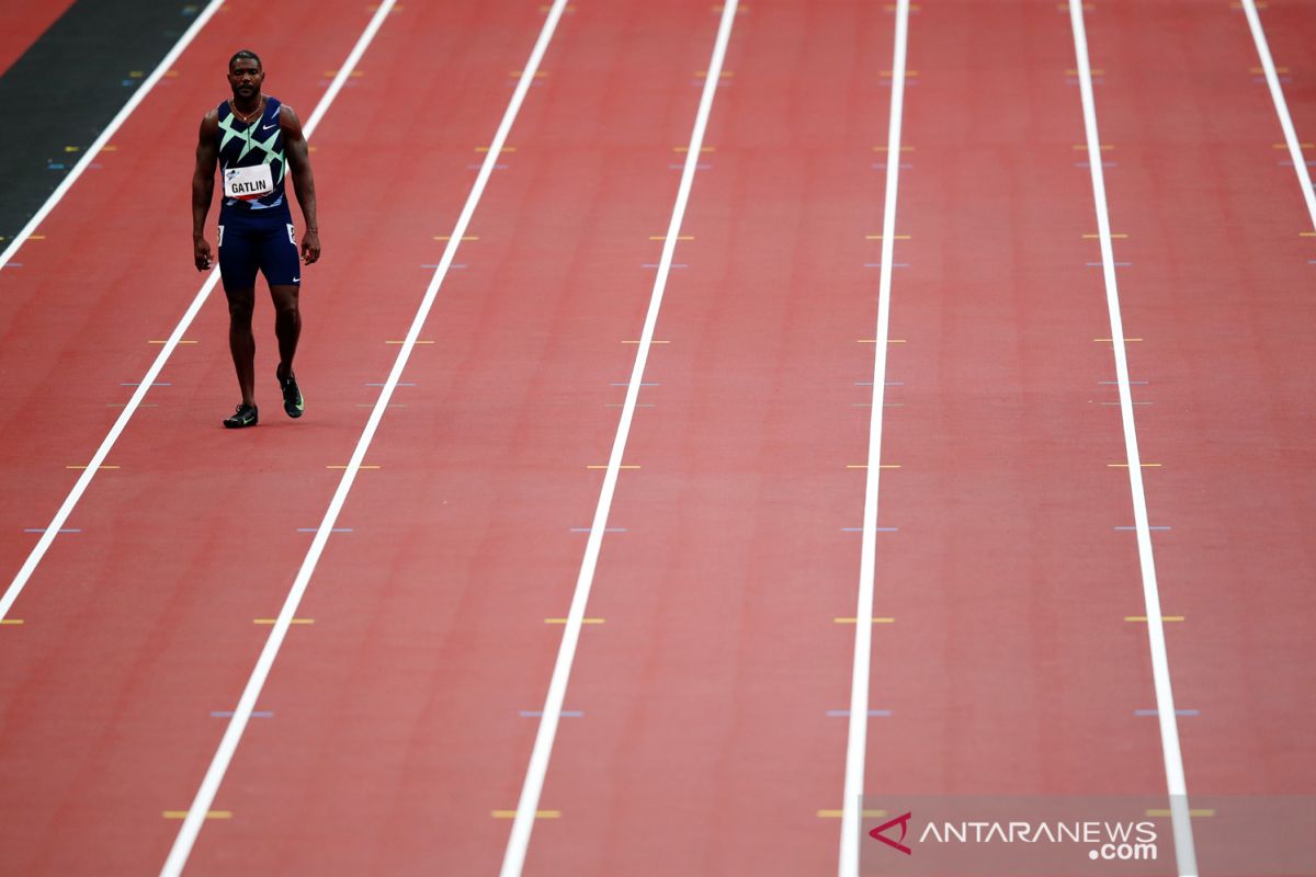 Pelari Justin Gatlin pensiun dari atletik