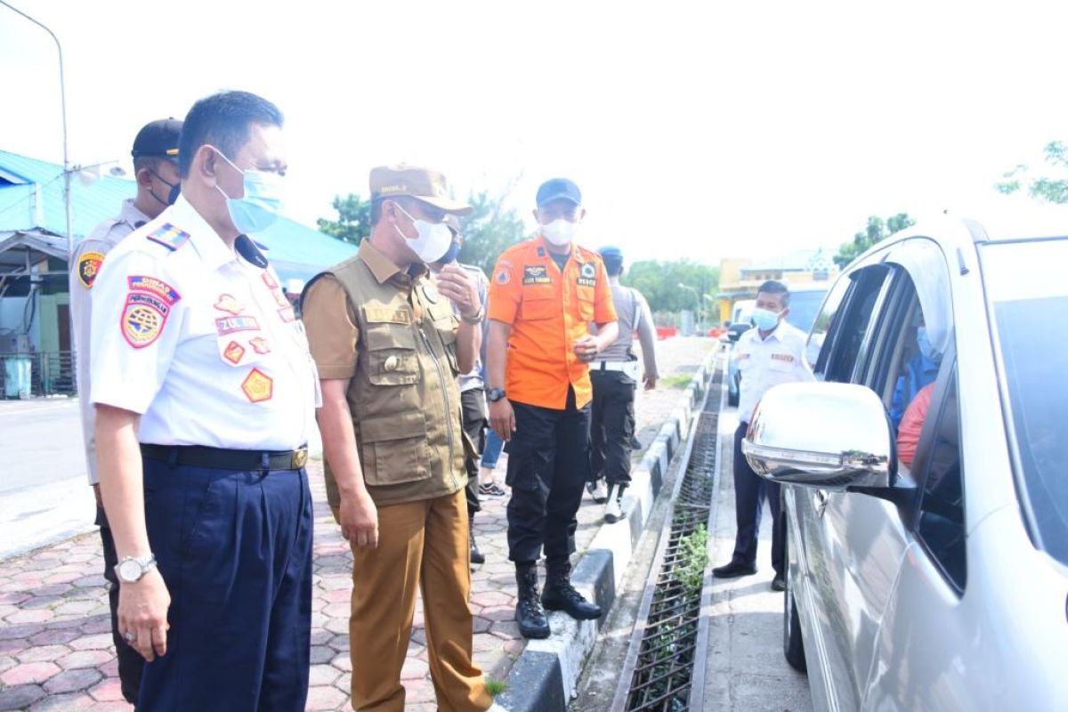 Dampak larangan mudik, arus penyeberangan Roro Bengkalis sepi