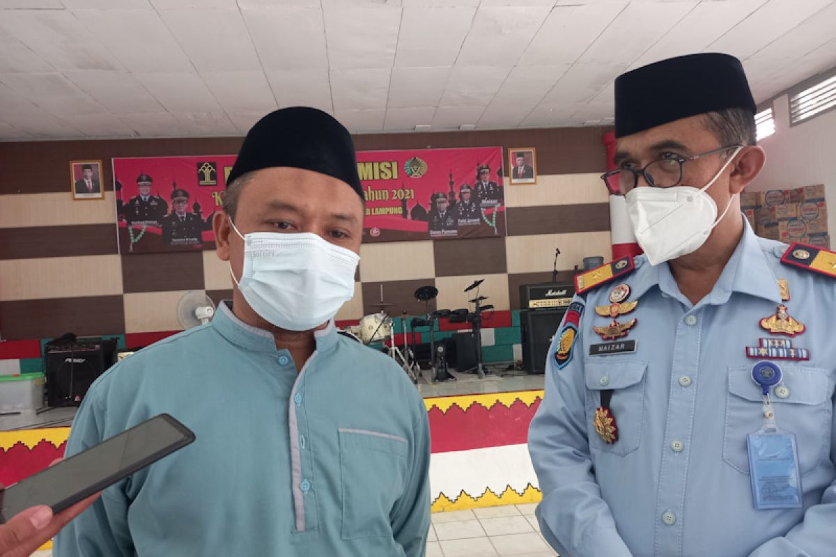 Satu terpidana terorisme di Lapas Rajabasa bebas pada Idul Fitri