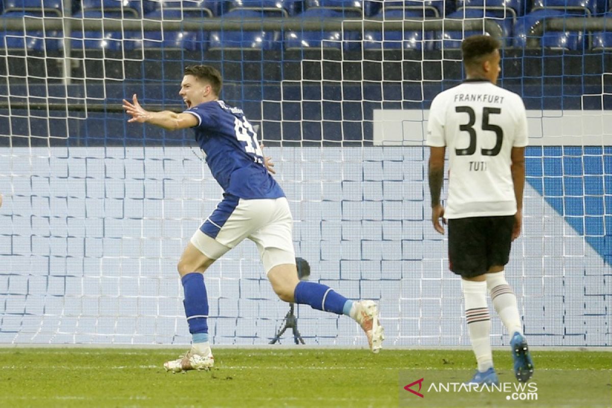 Schalke jegal kesempatan Frankfurt masuk empat besar Liga Jerman