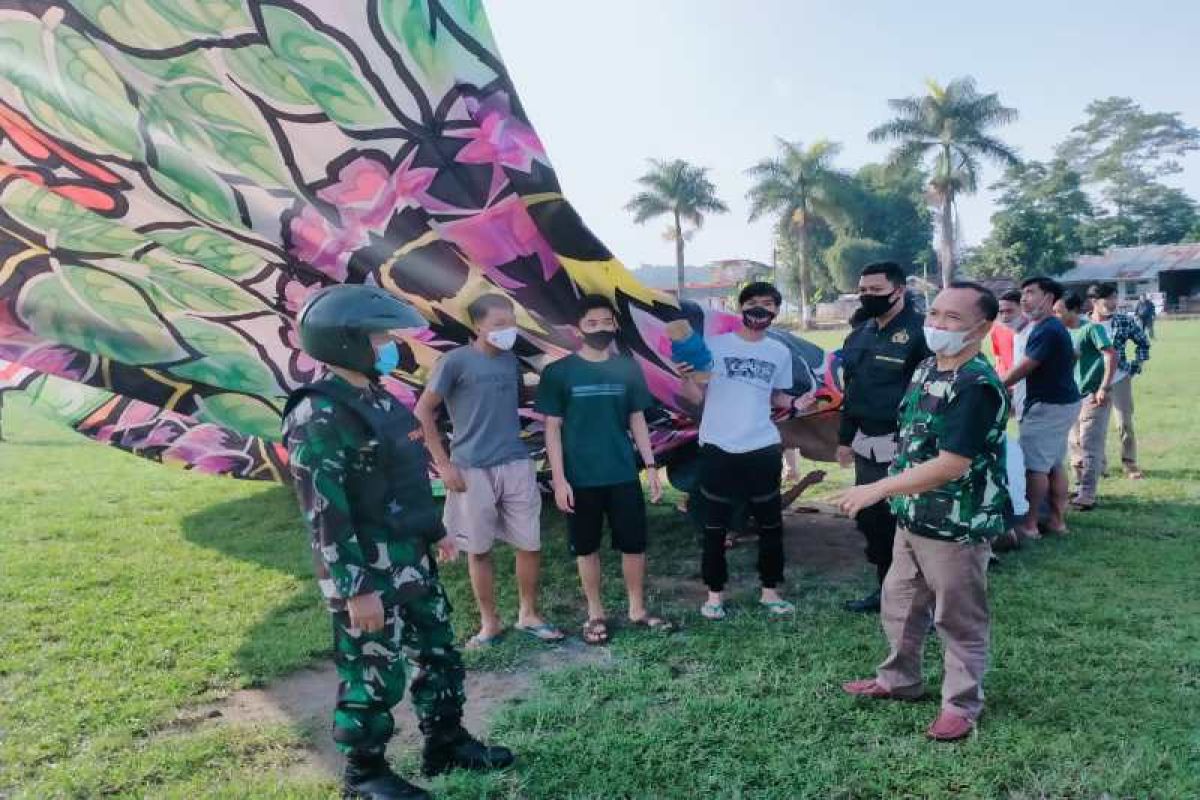 Tim gabungan sita balon udara siap diterbangkan di Wonosobo