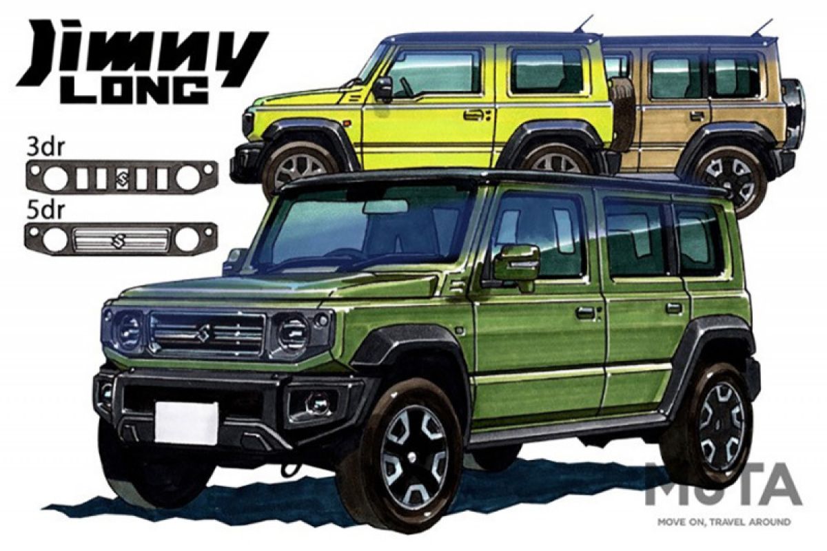 Suzuki Jimny Long mirip Mercy G-Class hadir 2022