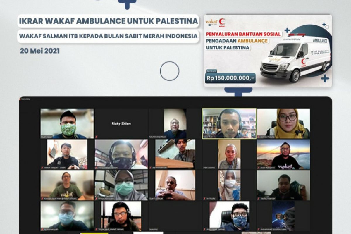 Wakaf Salman ITB dan donatur bantu pengadaan ambulans bagi Palestina