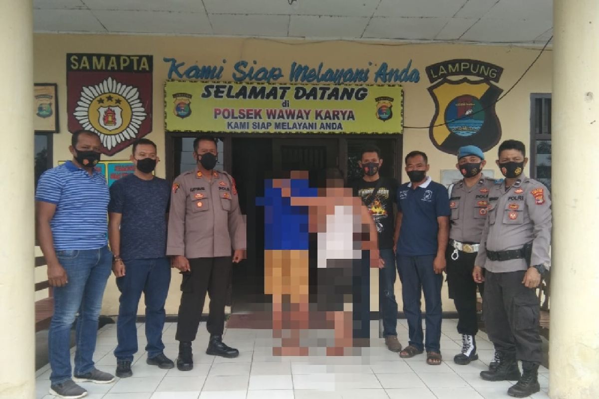 Polisi tangkap dua pencuri yang kerap gunakan senjata api di Lampung Timur