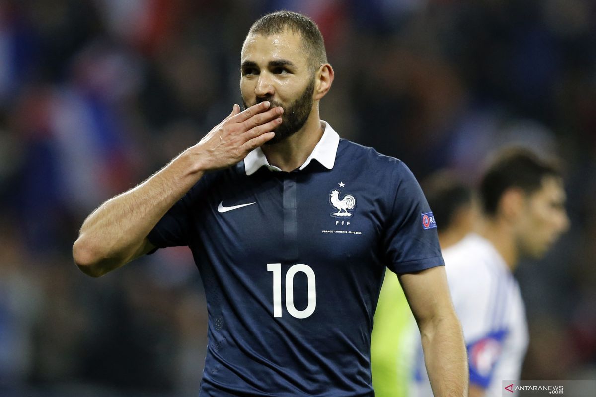 Karim Benzema sudah tak sabar main bareng Kylian Mbappe di Euro 2020