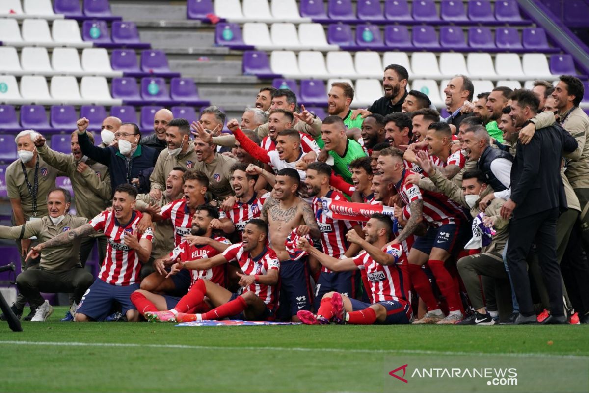 Atletico Madrid juarai Liga Spanyol