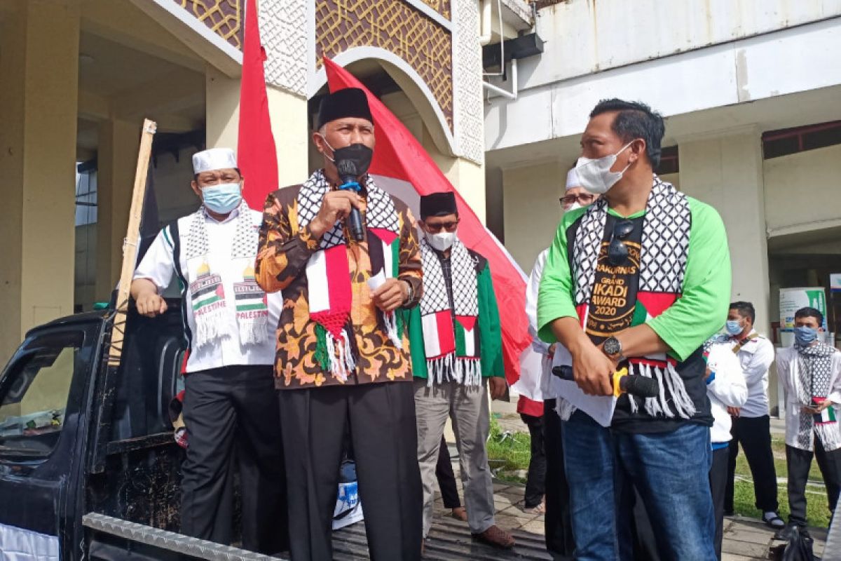 Puluhan ormas di Sumbar gelar aksi Solidaritas Palestina