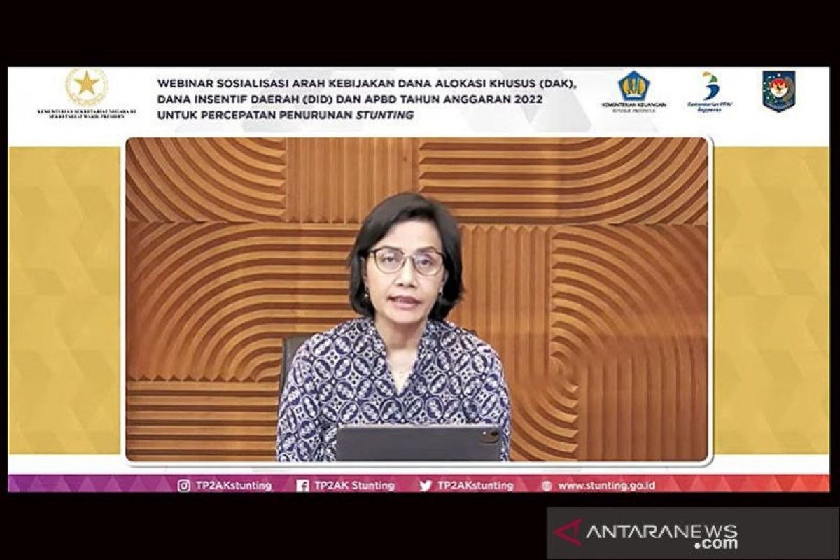 Pemerintah Pusat minta Kepala daerah manfaatkan TKDD untuk penurunan stunting