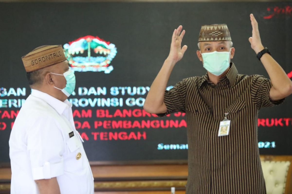 Gubernur Gorontalo belajar pengadaan barang jasa ke Ganjar